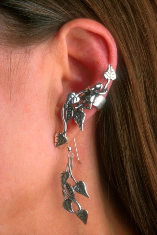 asian cuff earrings